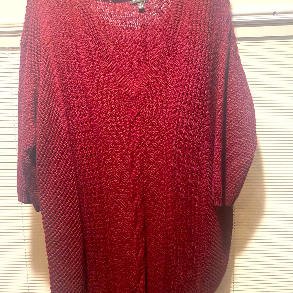 Maroon v neck sweater